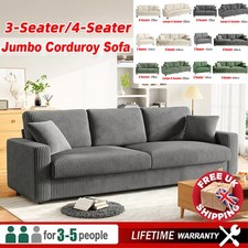 Modern 3/4 Seater Corduroy