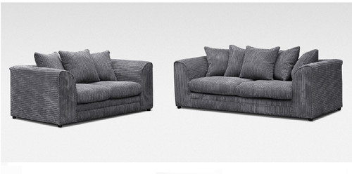 Cord corner sofa jumbo 2 - corner,