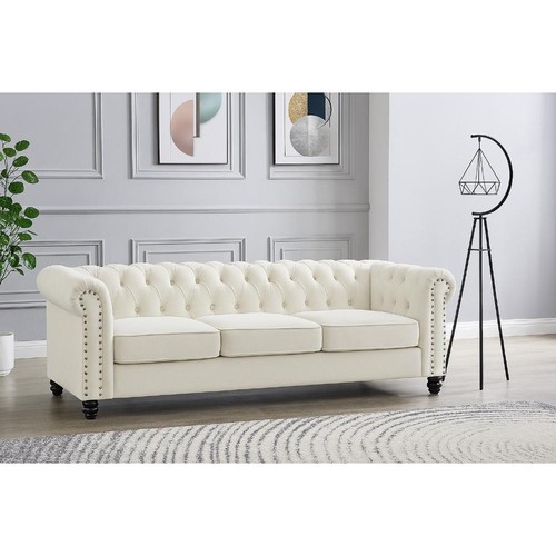 Velvet sofa chesterfield - 2, 3